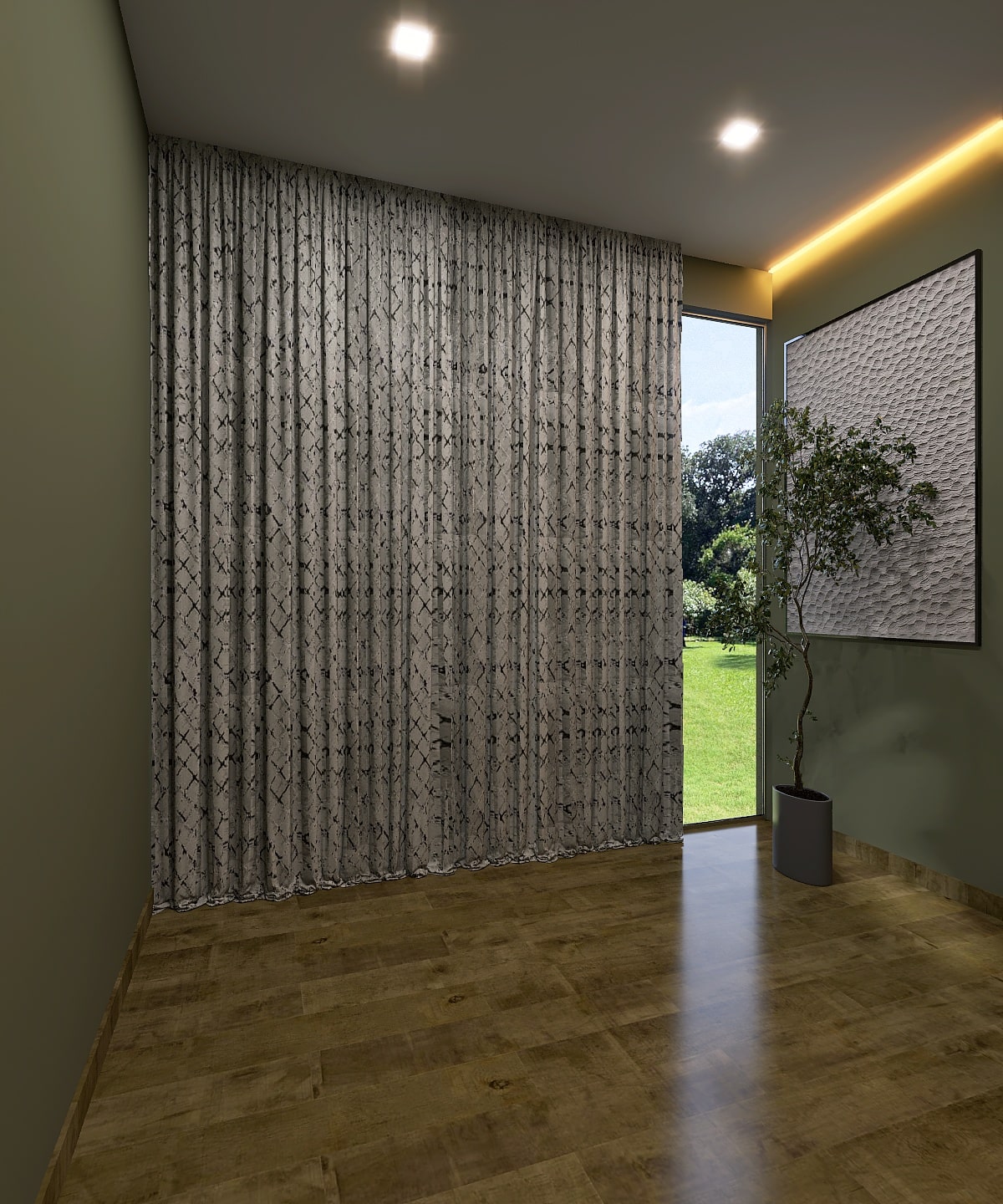 Cortina Traslúcida Eclipse Sheila