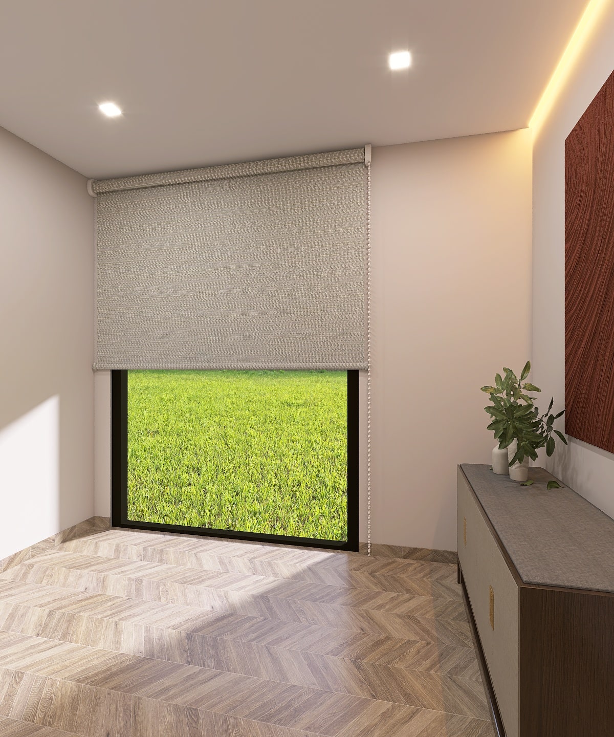 Persiana Enrollable BlackOut Sunway Fiori