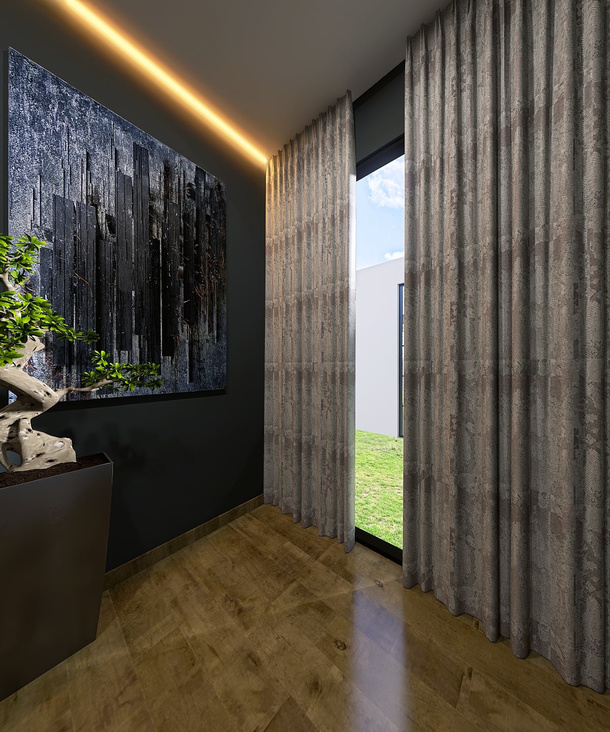 Cortina Traslúcida Eclipse Orus