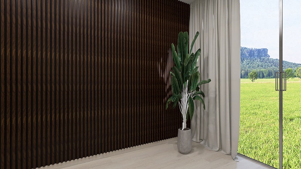 Panel Lambrín Interior Nogal Black