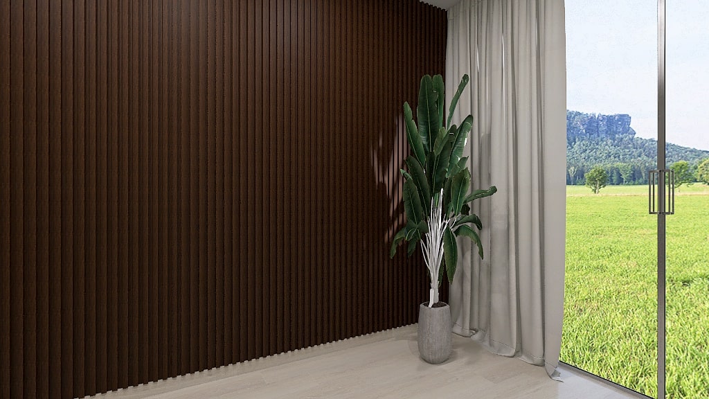 Panel Lambrín Interior Nogal Natural