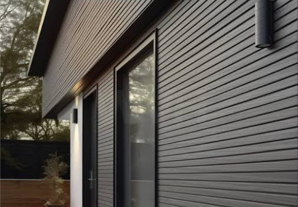 Panel Lambrín Exterio Charcoal