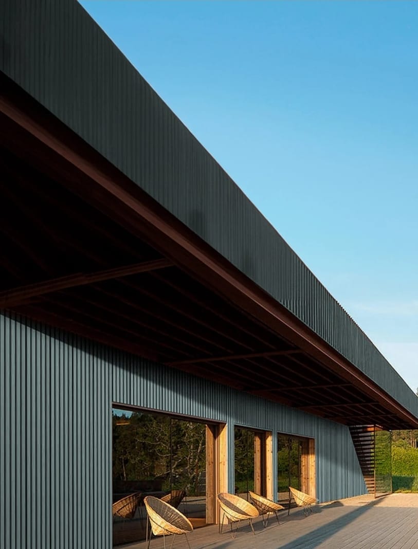 Panel Lambrín Exterior Gray Cepillado