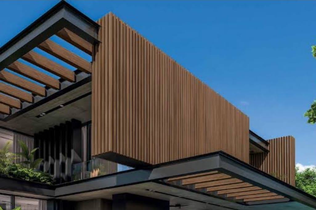 Panel Lambrín Exterior Teack